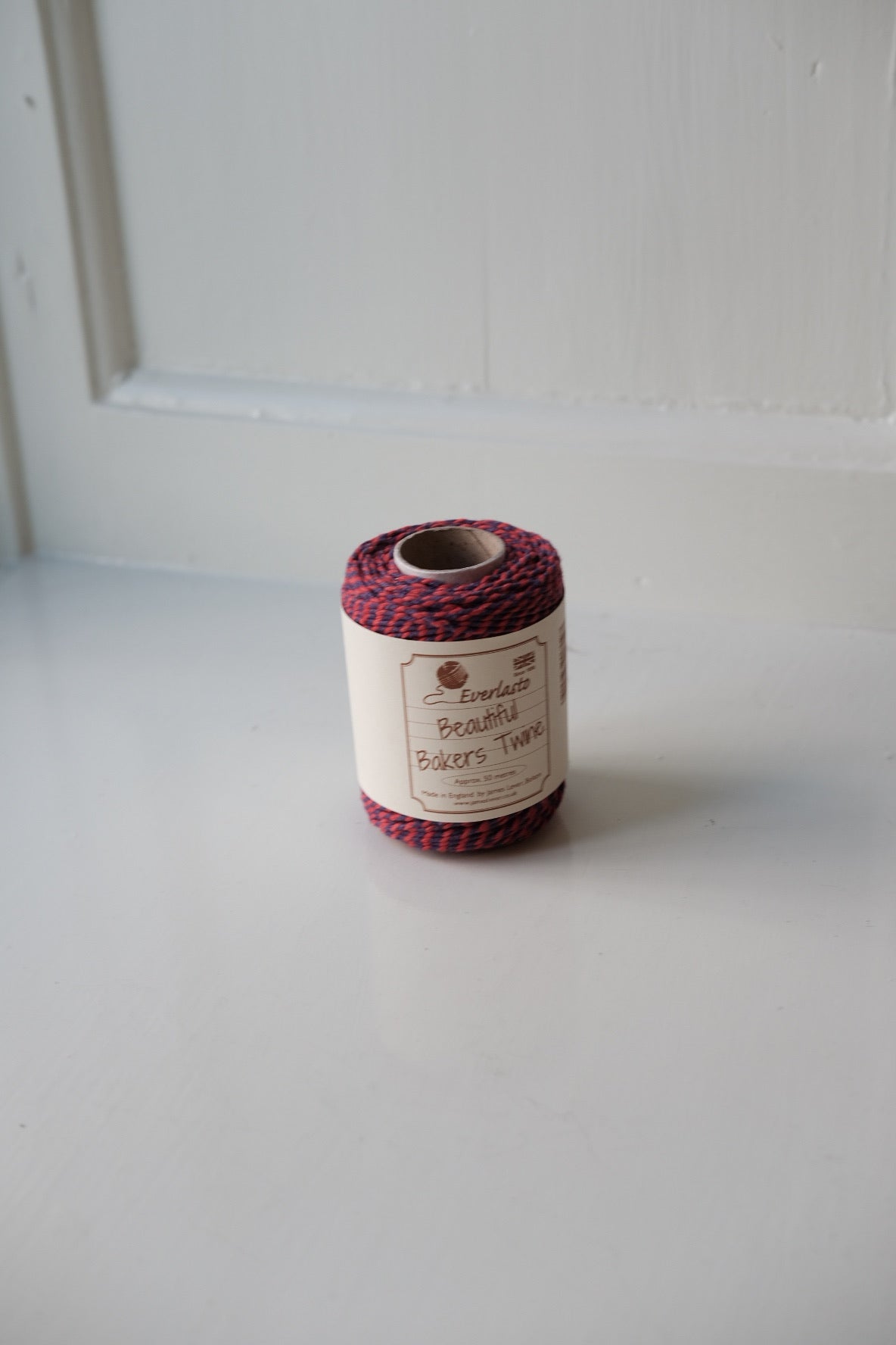 Gavebånd • Bakers Twine • 50m • Lilla & Rød