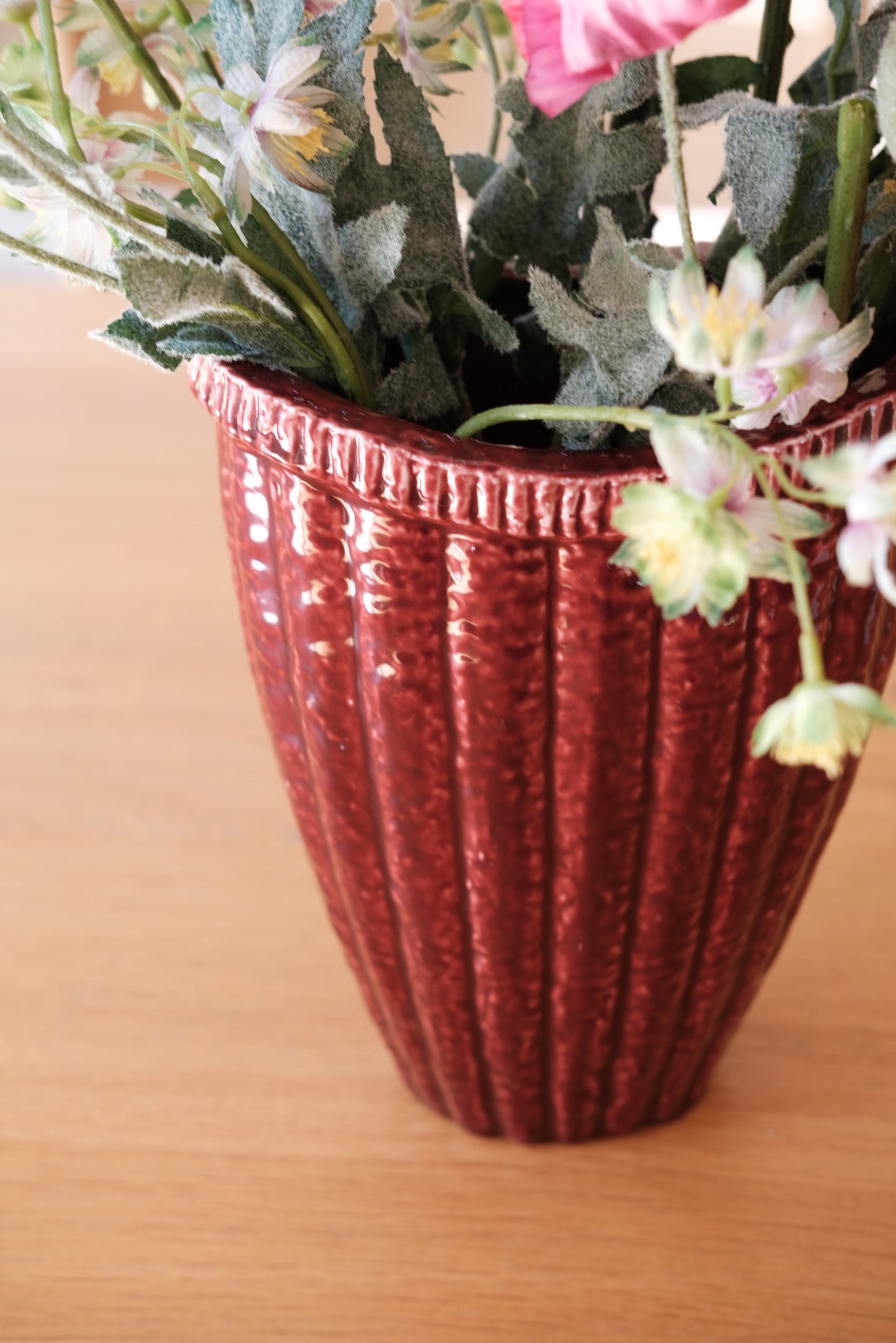 Vintage • Vase • Ceramic • Bicycle