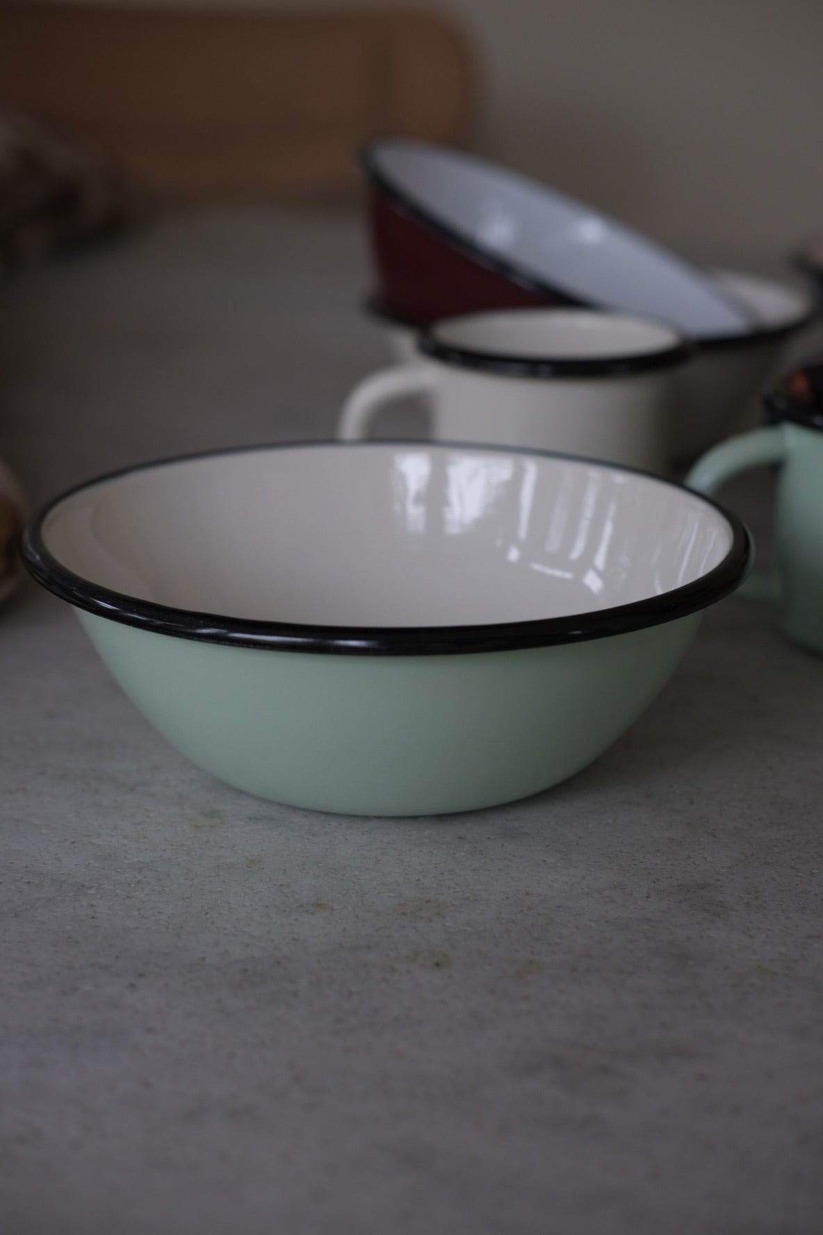 Breakfast bowl • Enamel • Ivory