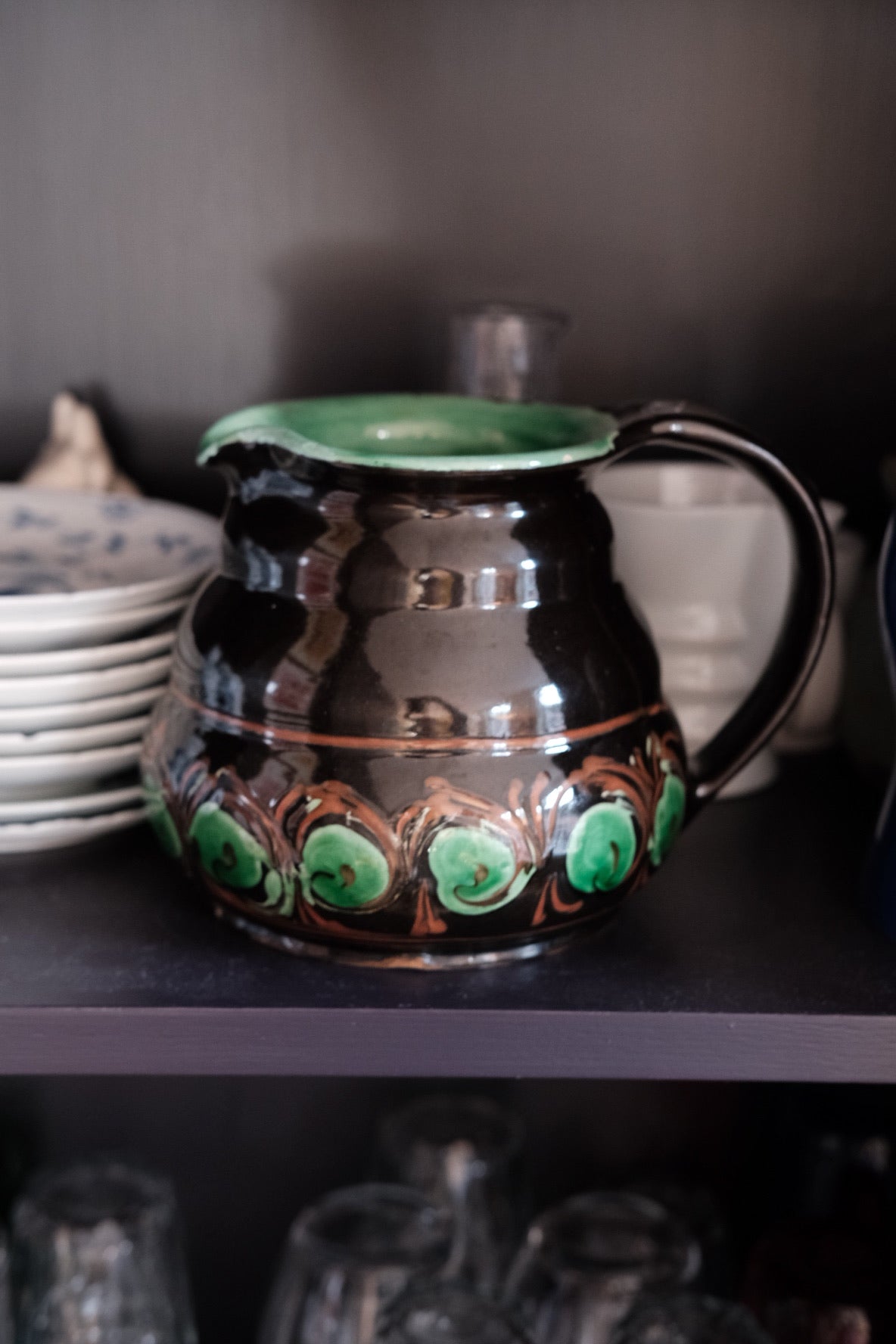 Vintage • Vase • Ceramic • Bicycle