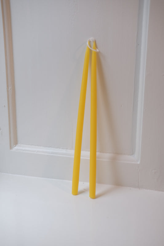 Candle • Slim • 28 cm • Lemon Yellow