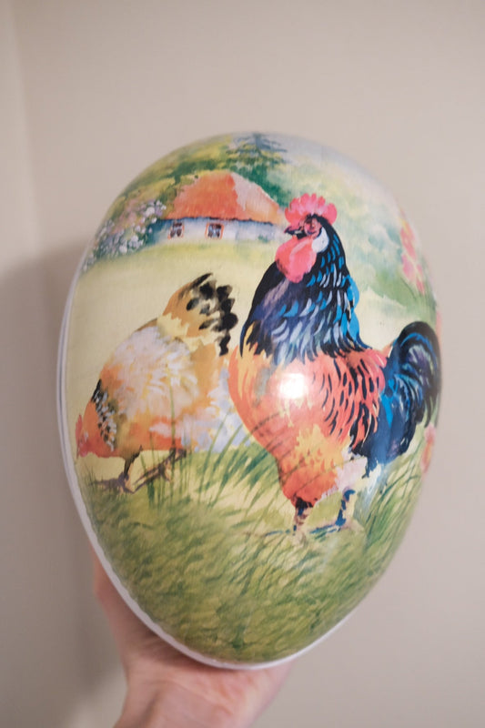 Easter decoration • Cardboard egg • 18 cm