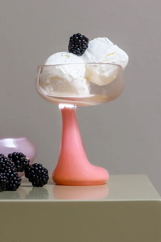 Mouth-blown glass bowls • Helle Mardahl • Milky Rose &amp; Pink Punch 