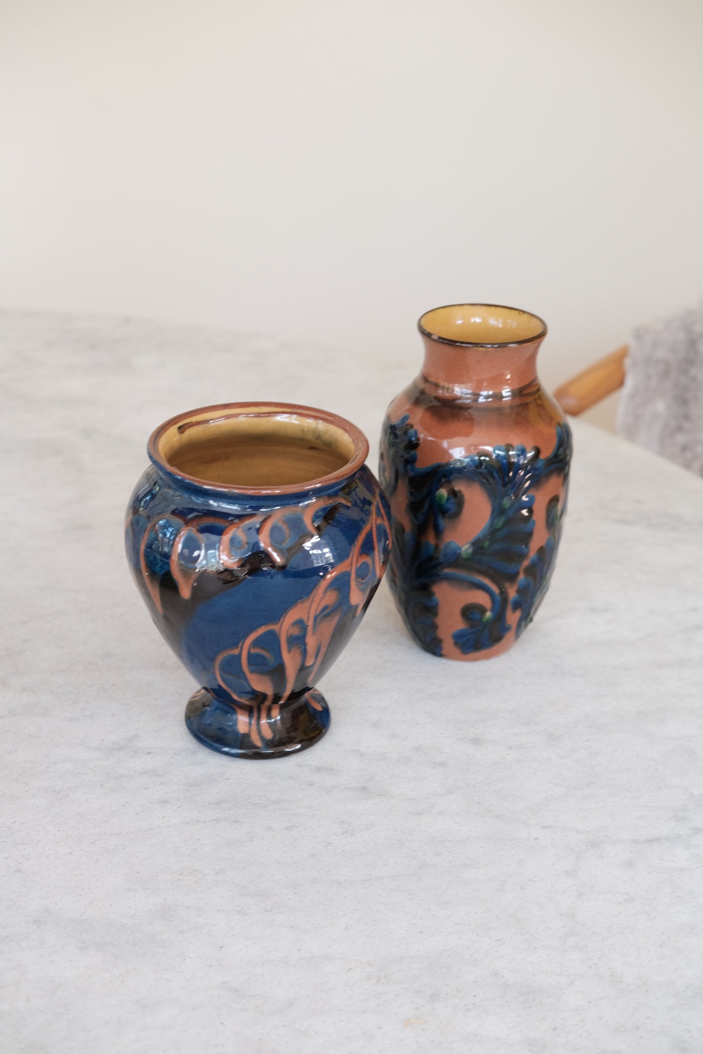 Vintage • Vase • Ceramic • Bicycle