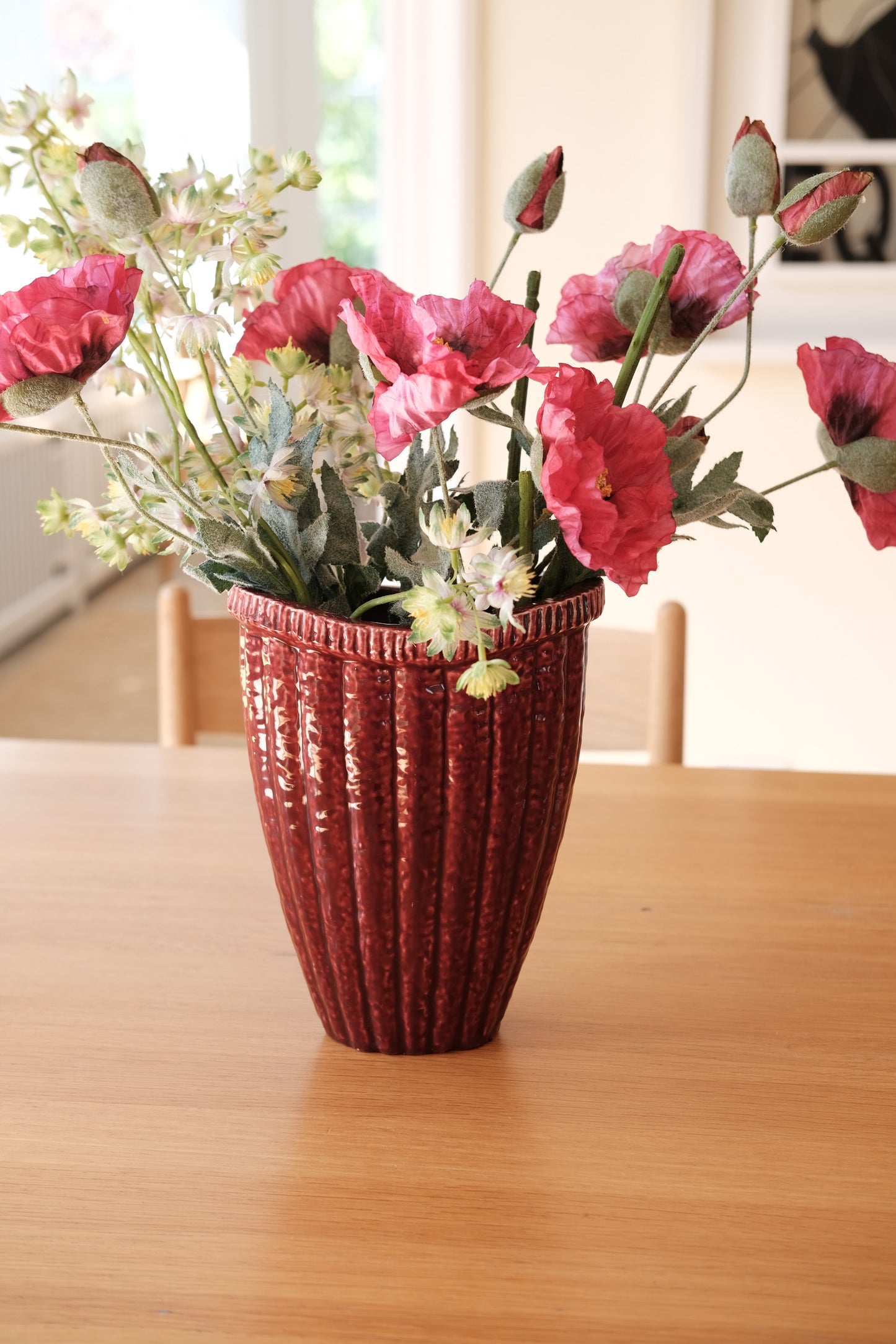 Vintage • Vase • Ceramic • Bicycle