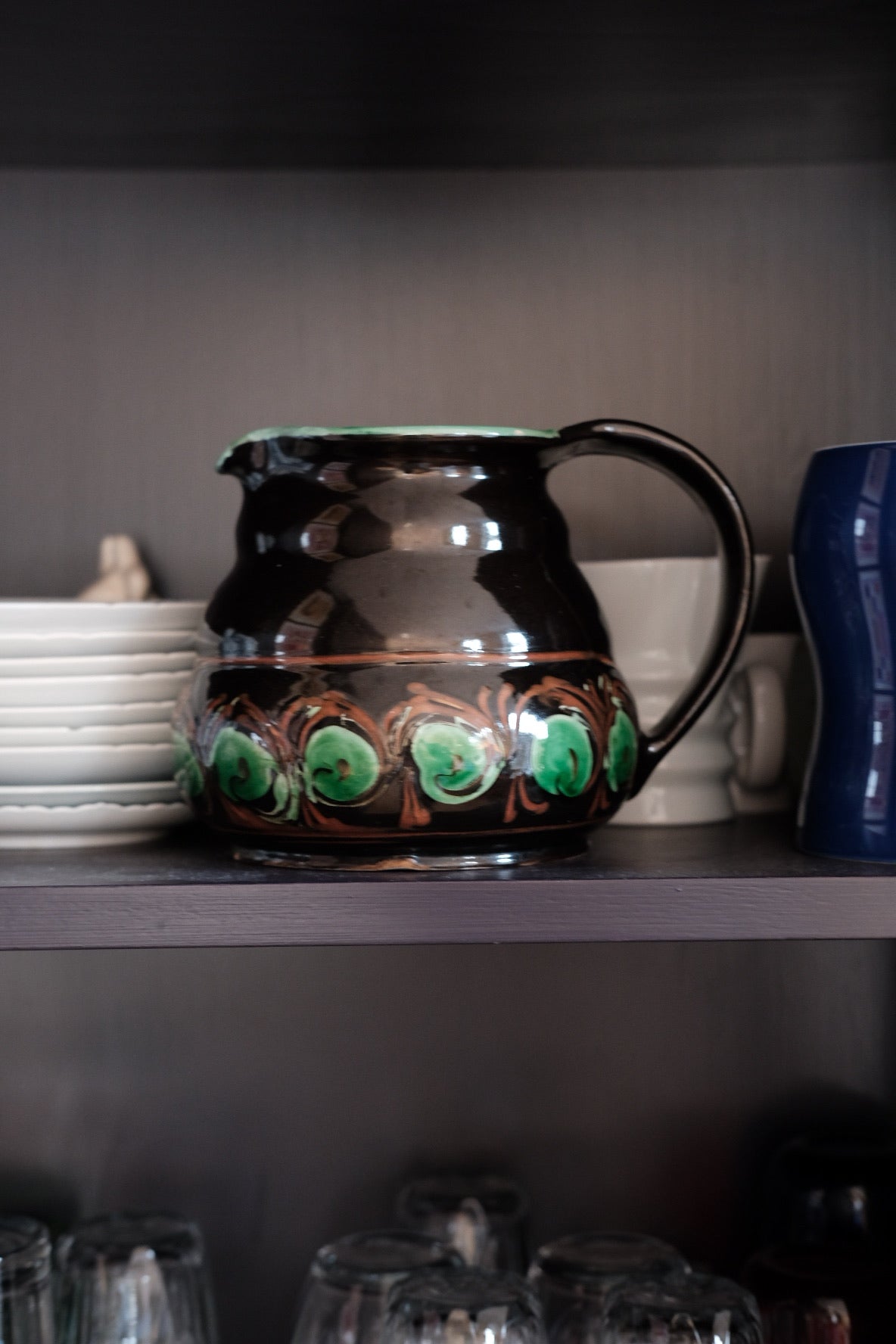 Vintage • Vase • Ceramic • Bicycle