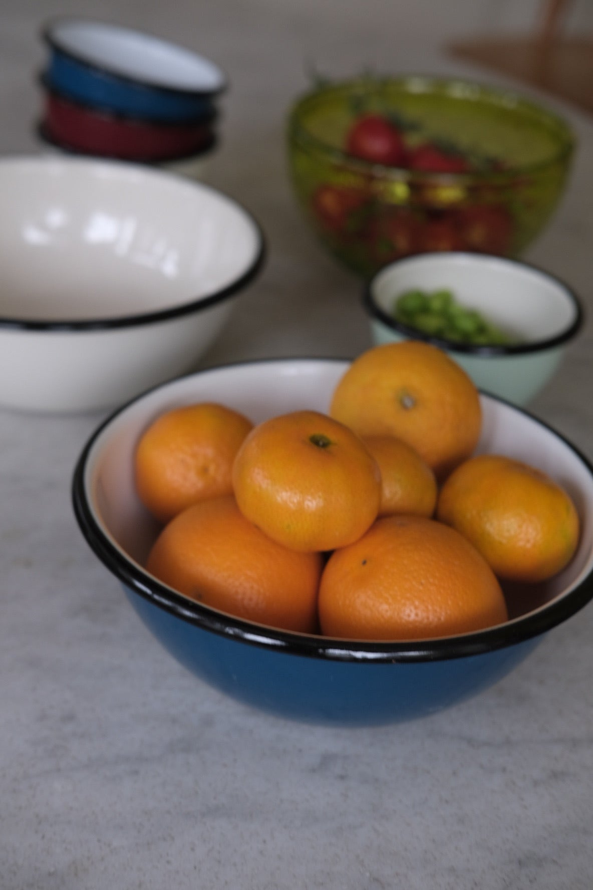 Breakfast bowl • Enamel • Ivory