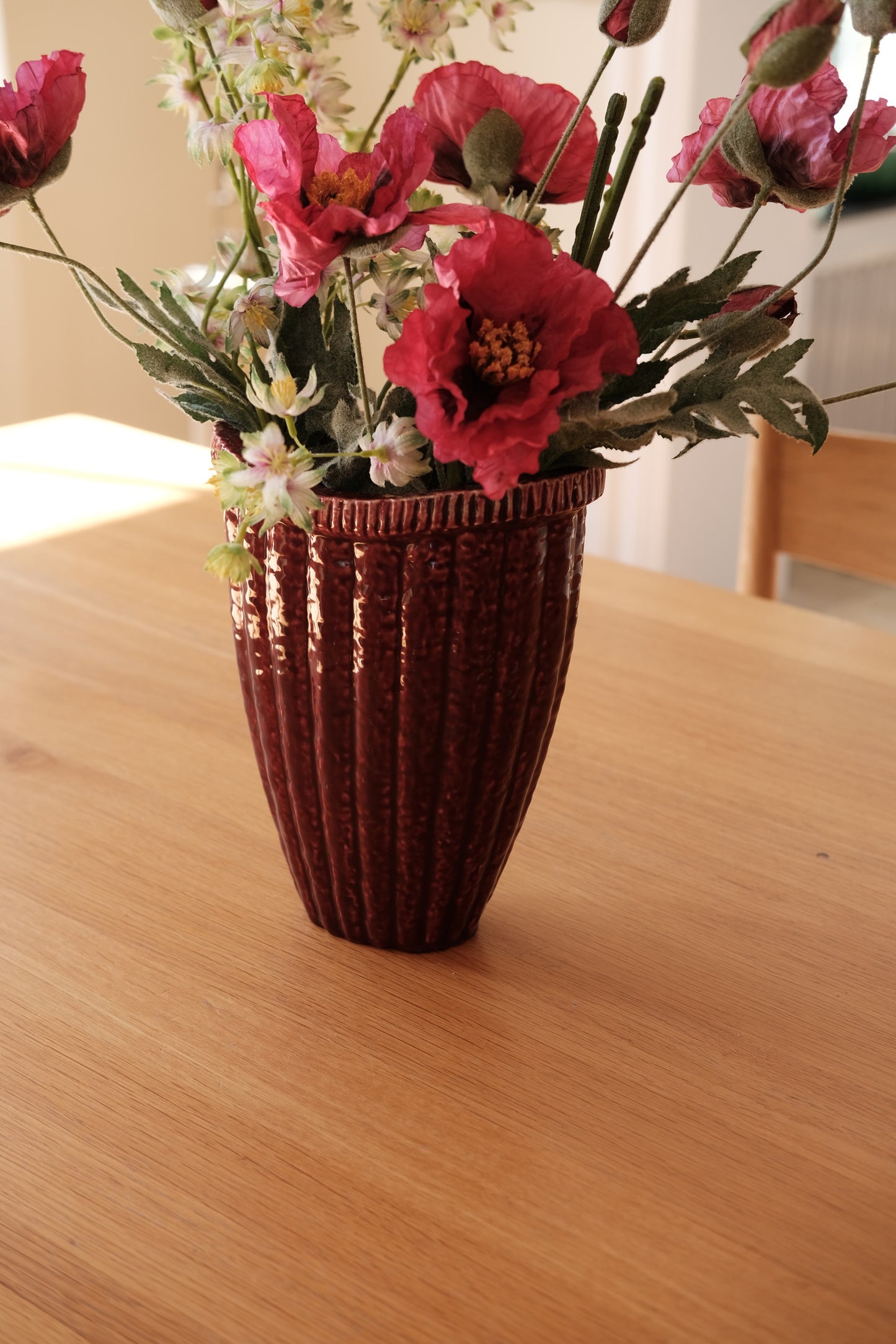 Vintage • Vase • Ceramic • Bicycle