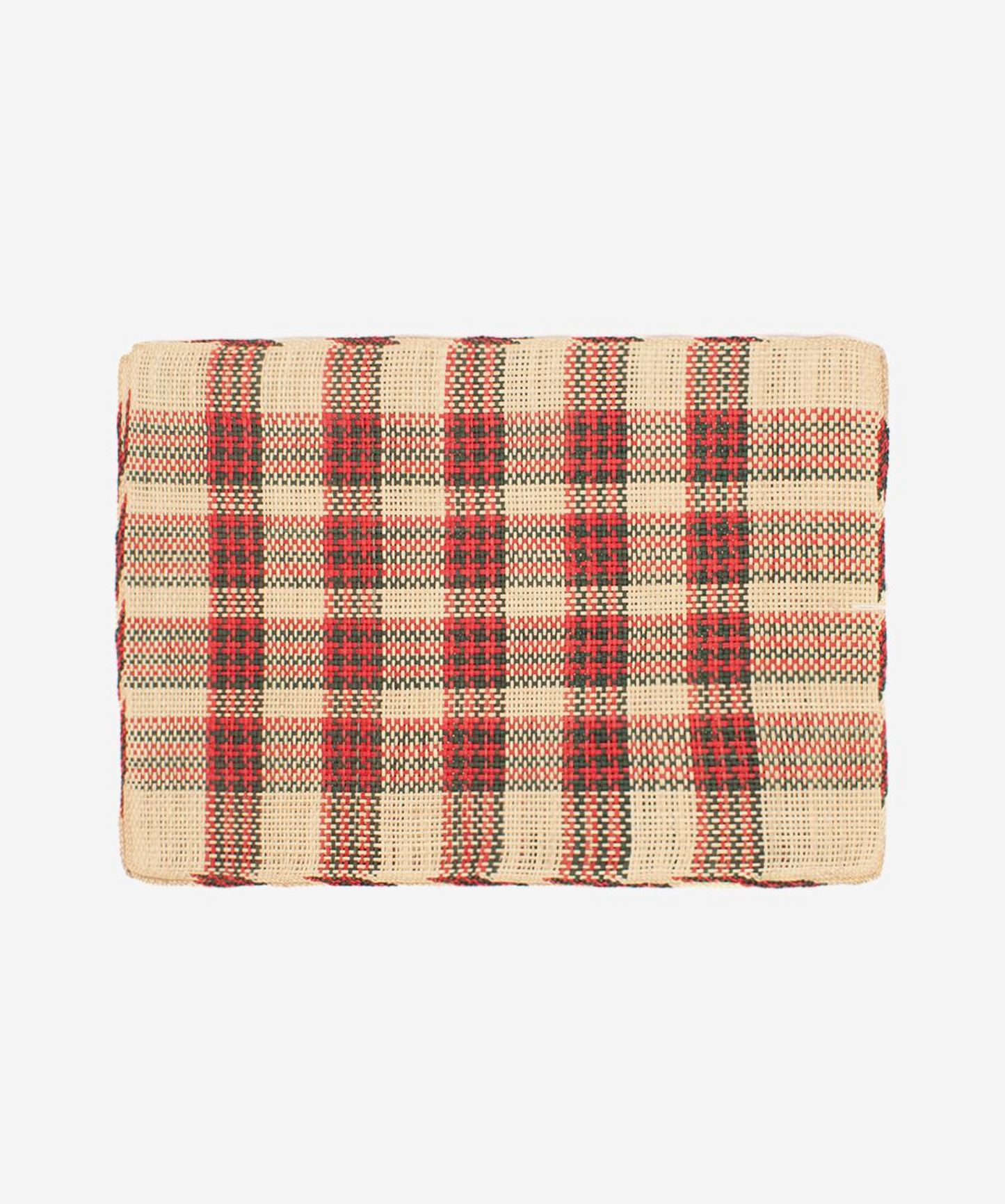 Placemat • Palm leaves • Black checkered