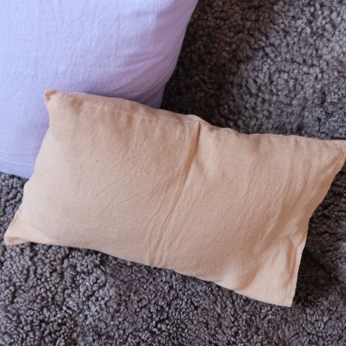 Pillow spring • Flax • 30x40 • Noisette • Light nut brown