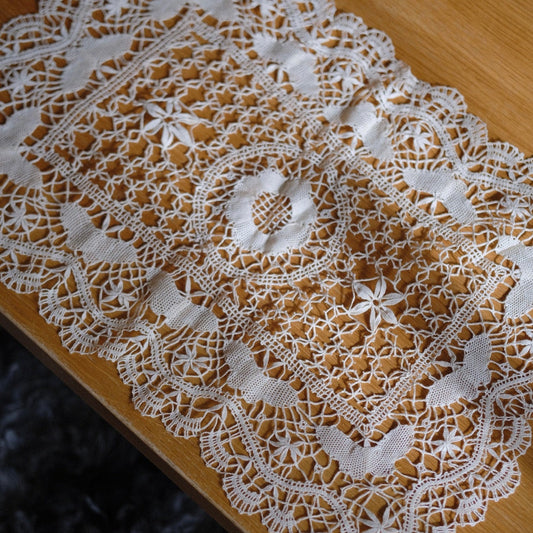 Placemat • Lace • Butterfly • Cream