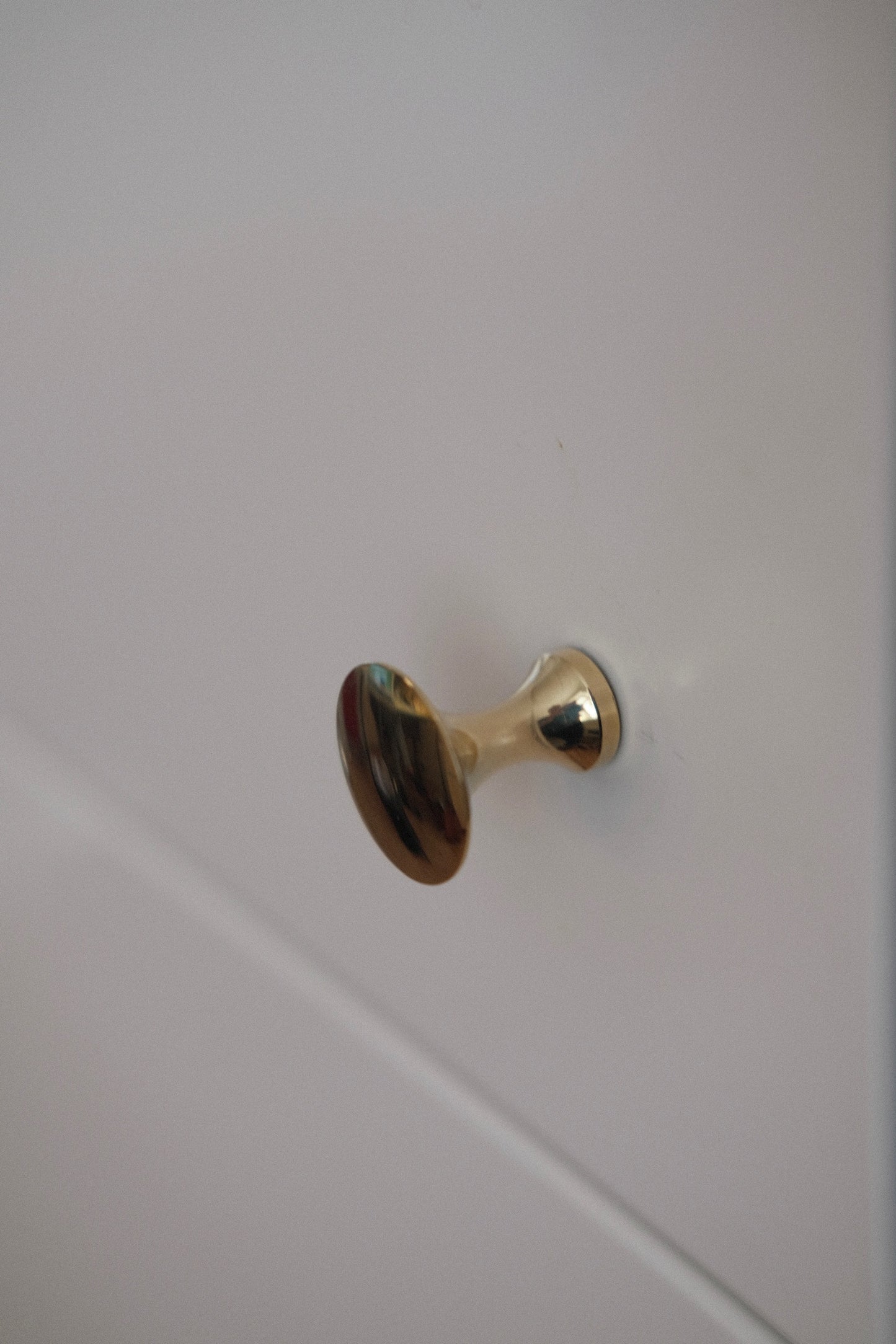 Furniture knob • Handle • Brass • 27 mm