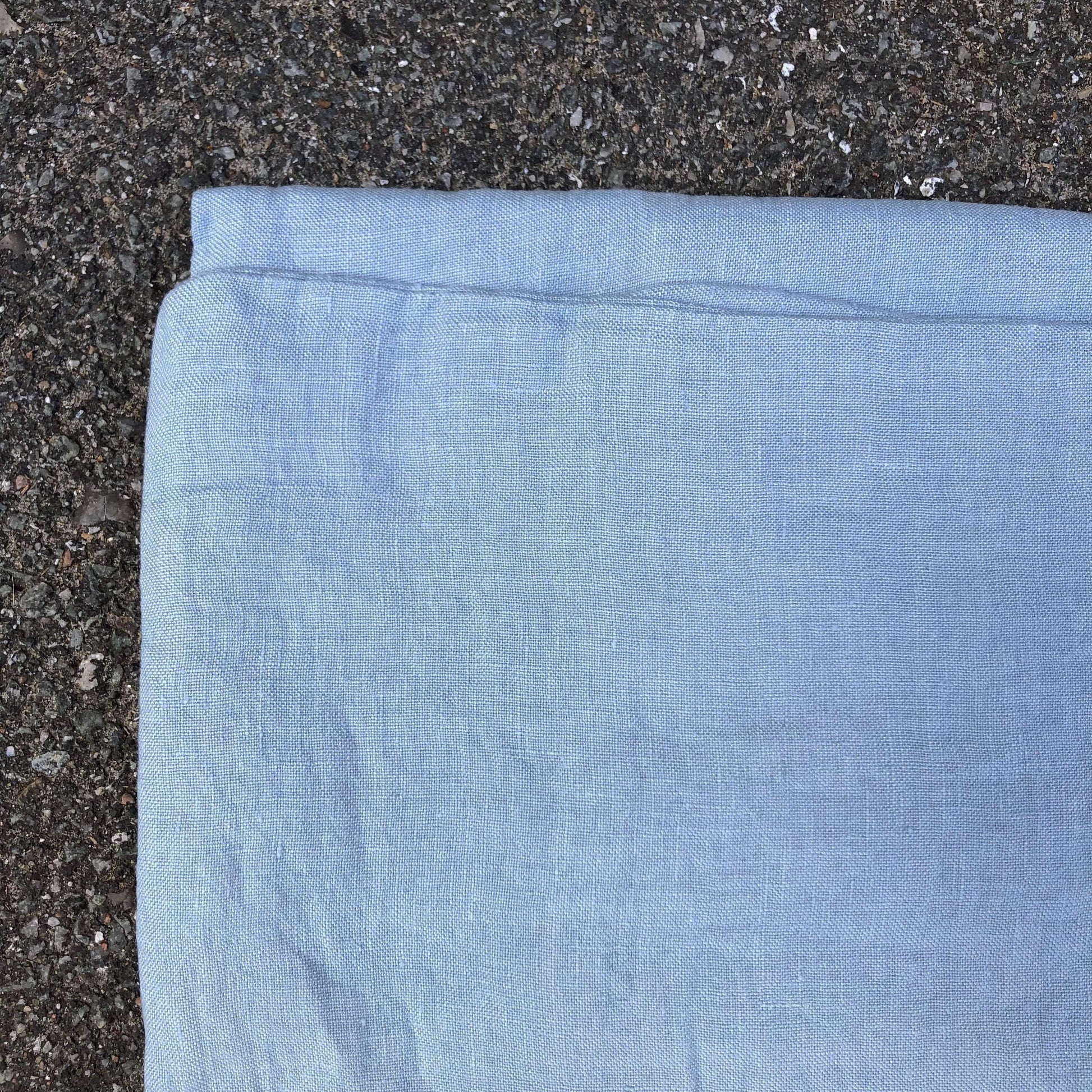 Linge Particulier Puder Hørpude // 30x40 // Bleu Scandinave